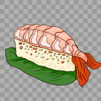 甜虾寿司图片素材免费下载