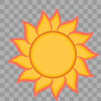太阳图标免抠矢量插画素材图片素材免费下载