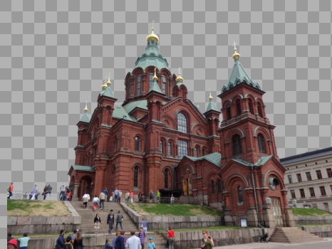 芬兰乌斯彭斯基东正大教堂图片素材免费下载