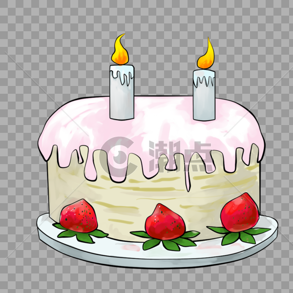 美味的生日蛋糕图片素材免费下载