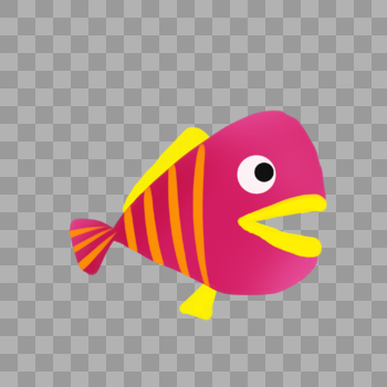粉色的热带鱼图片素材免费下载