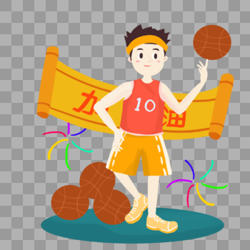 玩篮球的男孩图片素材免费下载