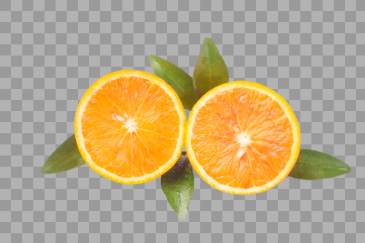 切开橙子图片素材免费下载