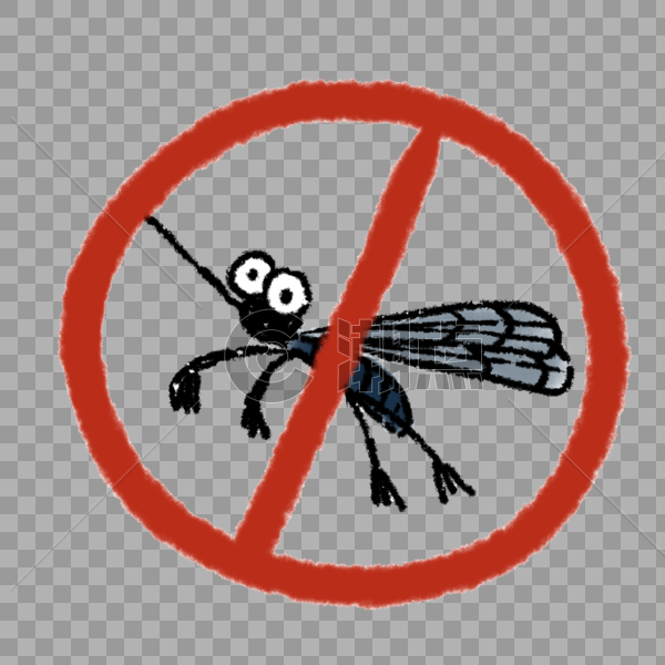 禁止蚊虫图片素材免费下载