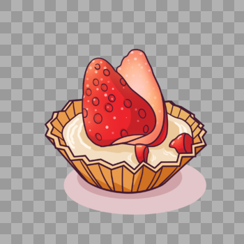 草莓冰激凌图片素材免费下载