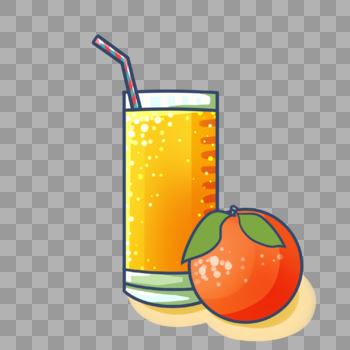 橘子汁图片素材免费下载
