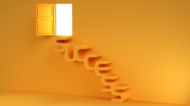 抽象楼梯模型图片素材免费下载