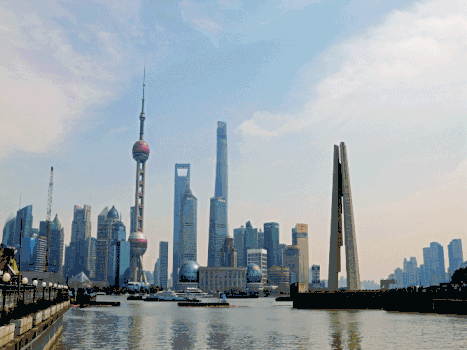上海外滩延时GIF图片素材免费下载