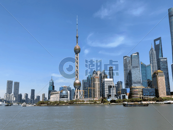 上海地标建筑陆家嘴GIF图片素材免费下载