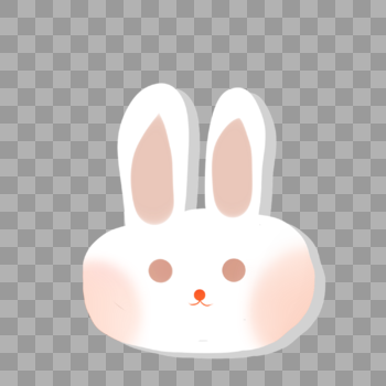 兔子橡皮图片素材免费下载