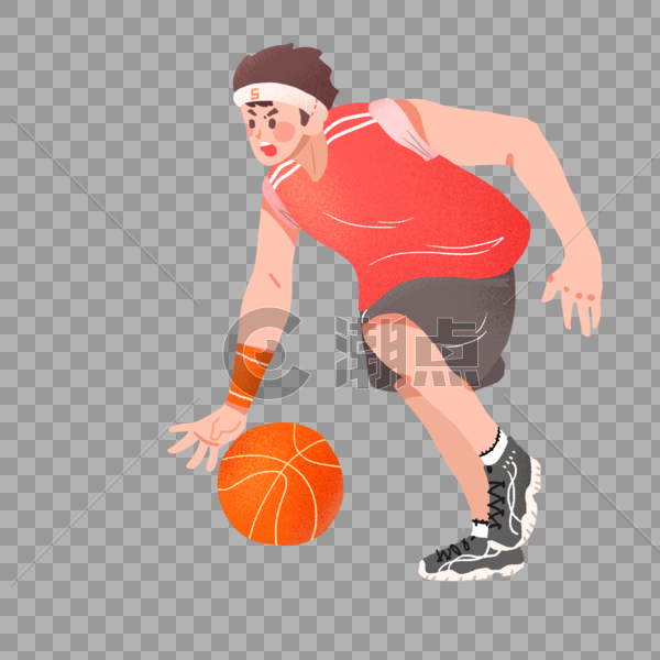 打篮球的少年图片素材免费下载