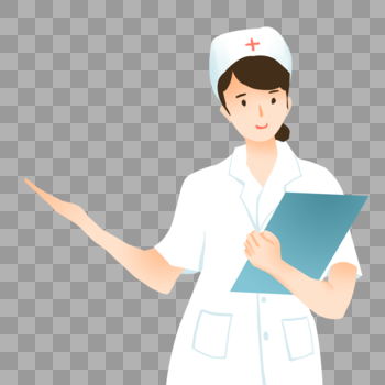 拿着病历的护士图片素材免费下载