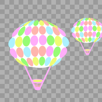 彩色热气球图片素材免费下载