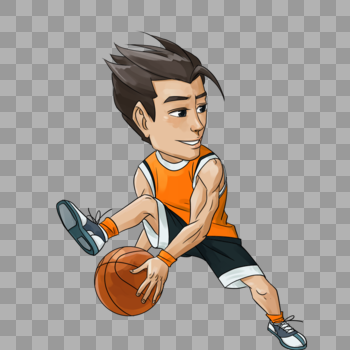打篮球的男孩图片素材免费下载