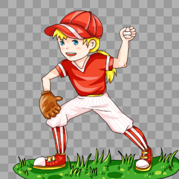 打棒球的孩子图片素材免费下载