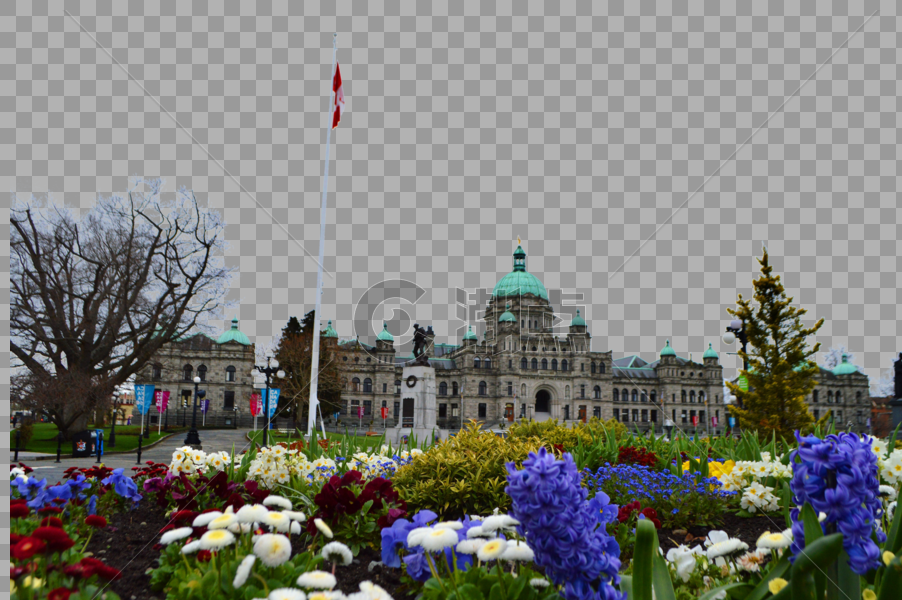 加拿大维多利亚政府大楼图片素材免费下载