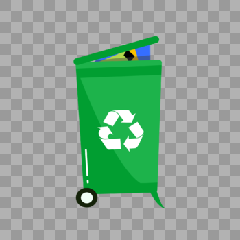 装垃圾的垃圾桶图片素材免费下载