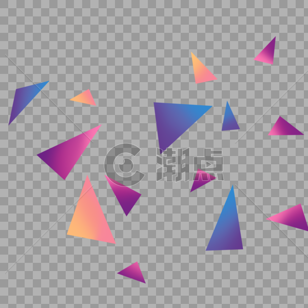 三角几何装饰图片素材免费下载