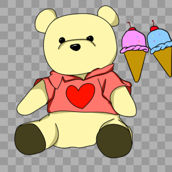 米黄色玩具熊图片素材免费下载