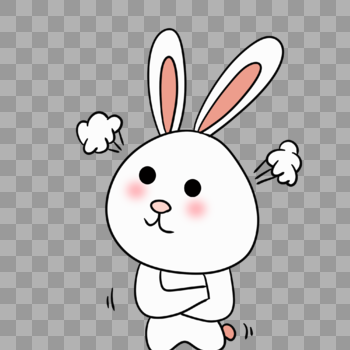 萌兔表情包图片素材免费下载