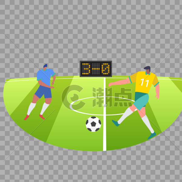 足球比赛图标免抠矢量插画素材图片素材免费下载