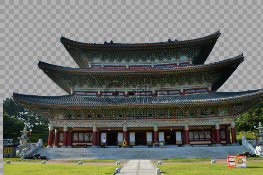 韩国济州岛名胜地标药泉寺图片素材免费下载