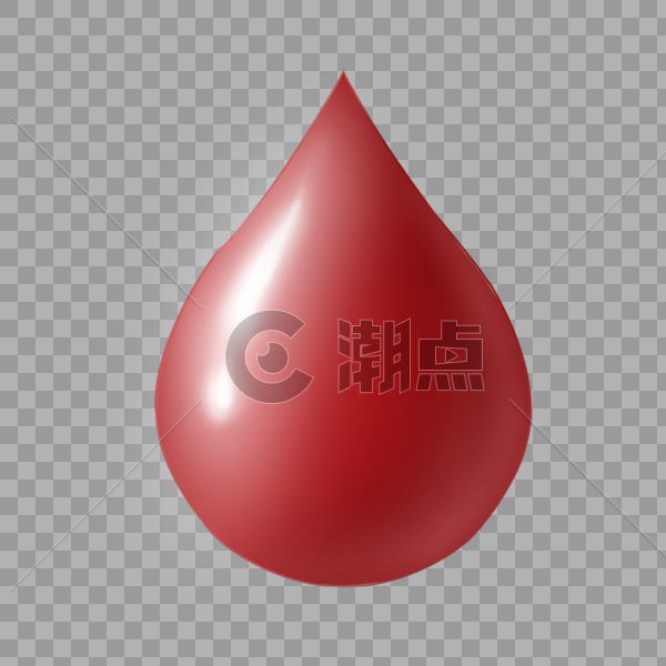 红色浓稠的血滴图片素材免费下载