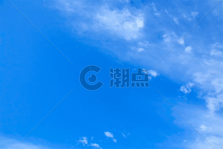 清新蓝天白云背景素材gif动图图片素材免费下载