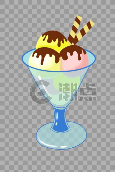 夏天的冰淇淋球图片素材免费下载