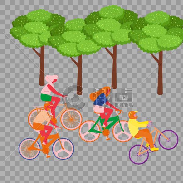 人们进行自行车比赛训练环保健康生活图片素材免费下载