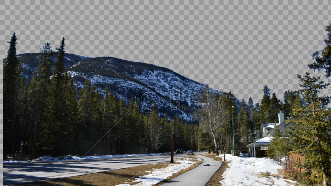 加拿大班夫国家公园风景图片素材免费下载