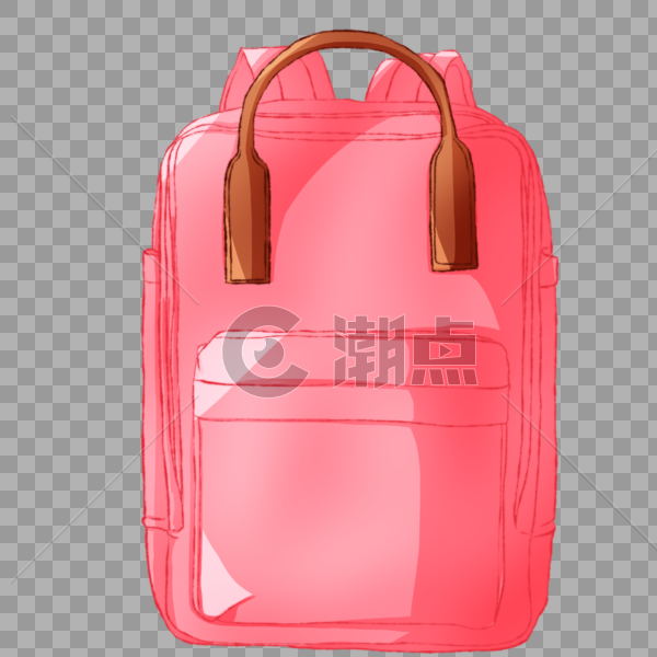 粉红色旅行背包行李图片素材免费下载