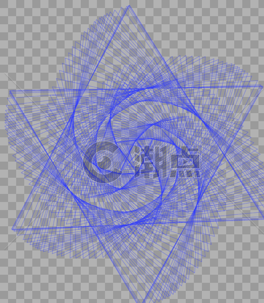 五角星线形元素图片素材免费下载