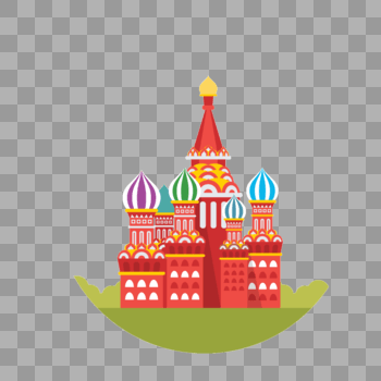 莫斯科圣巴索教堂旅游著名旅游景点图片素材免费下载