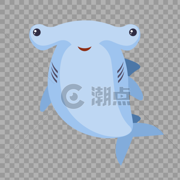 鲨鱼图标免抠矢量插画素材图片素材免费下载