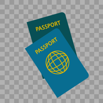 出国旅游护照矢量素材图片素材免费下载