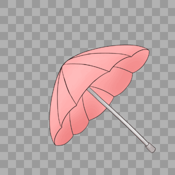雨伞太阳伞清新夏日图片素材免费下载