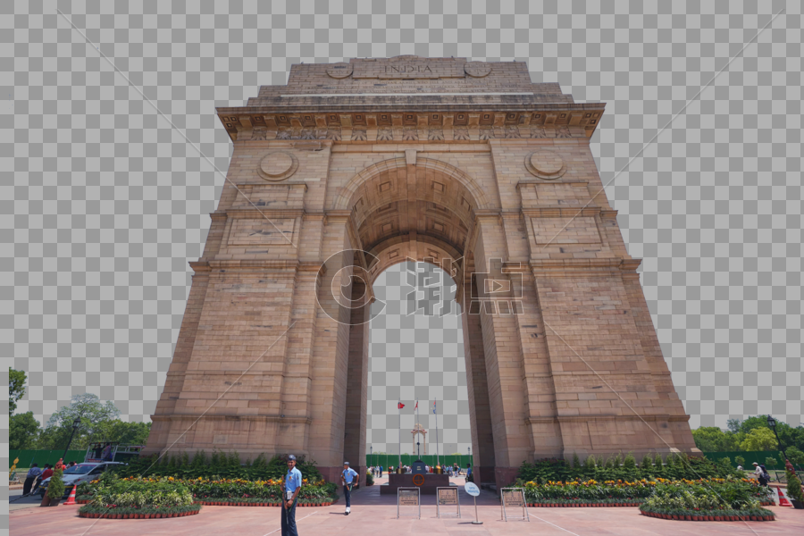 印度凯旋门印度地标图片素材免费下载
