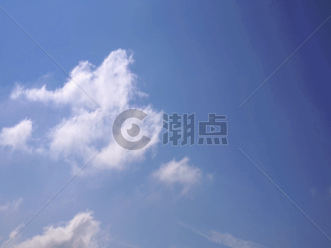 蓝天白云GIF图片素材免费下载