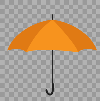 夏季生活用品黄色雨伞图片素材免费下载