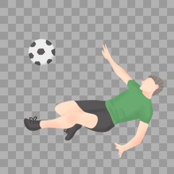 踢足球的男生图片素材免费下载