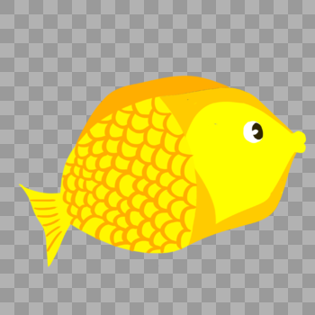 黄色的鱼图片素材免费下载