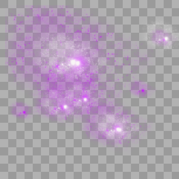 紫色星光光效图片素材免费下载