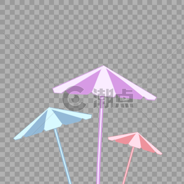 沙滩遮阳伞图片素材免费下载