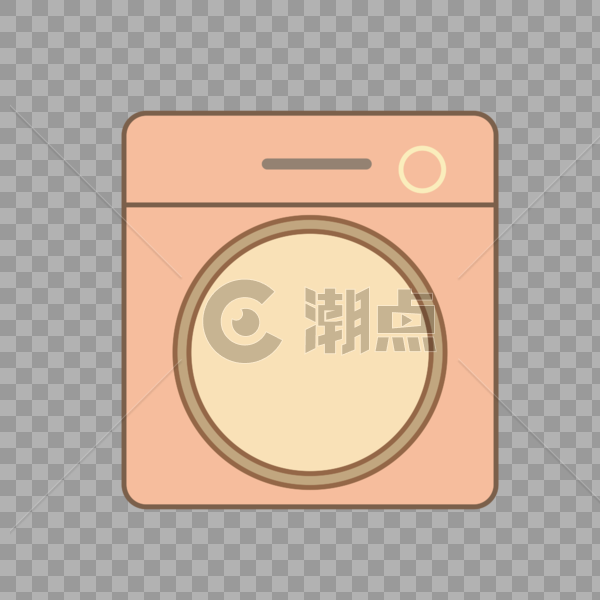 洗衣机扁平图标图片素材免费下载