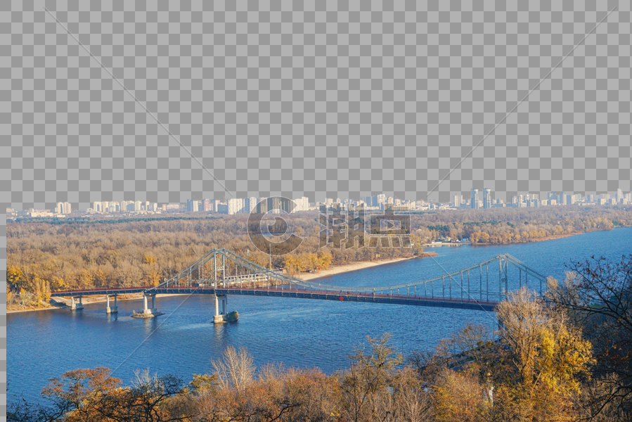 大桥边风景图片素材免费下载