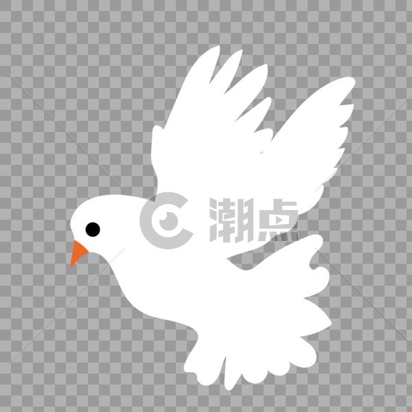 飞翔的和平白鸽图片素材免费下载