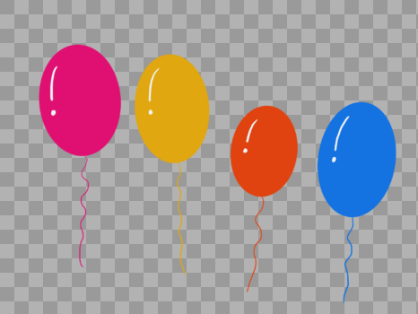 多彩气球图片素材免费下载