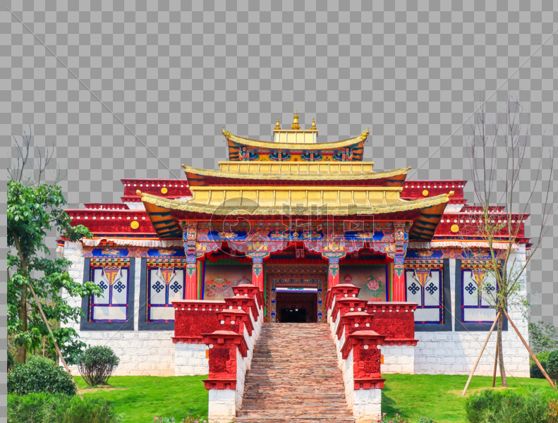 藏式建筑图片素材免费下载