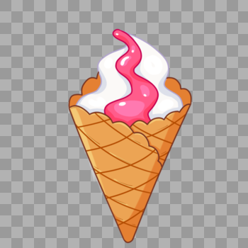 草莓酱冰淇淋psd1080*1080PX图片素材